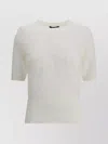 Fabiana Filippi Short Sleeve Sweater, In Gray