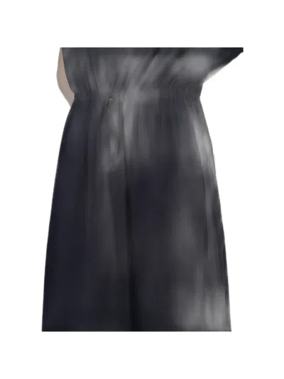 Fabiana Filippi Short Sleeve Midi Dress In Blue