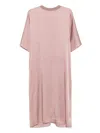 Fabiana Filippi Short-sleeve Midi Dress In Pink