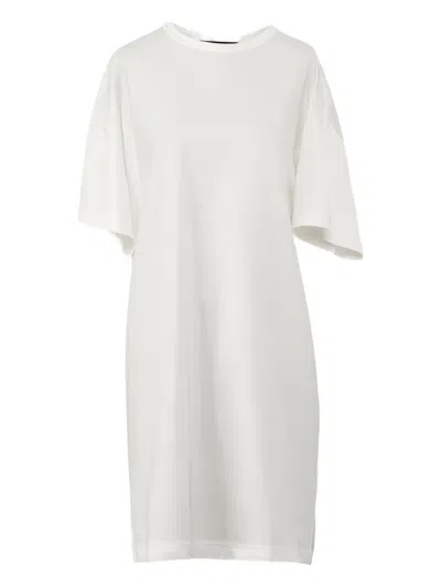 Fabiana Filippi Short-sleeve Midi T-shirt Dress In White