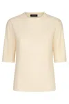 Fabiana Filippi Elbow-sleeve Sequin Knit Sweater