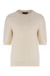 Fabiana Filippi Short Sleeve Sweater In Green