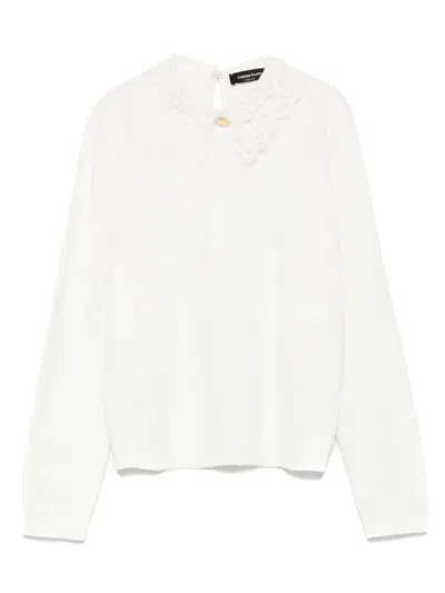 Fabiana Filippi Lanvin Paris Embroidered Ss Tee