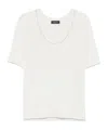 Fabiana Filippi Relaxed Fit Wool Knitwear In White