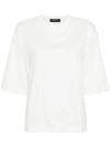 Fabiana Filippi T-shirt With Chain Detail In White