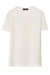 Fabiana Filippi Crew Neck Tee In White