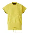 Fabiana Filippi Short-sleeved Knitted T-shirt In Yellow