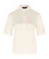 Fabiana Filippi Short-sleeved Polo Shirt In White