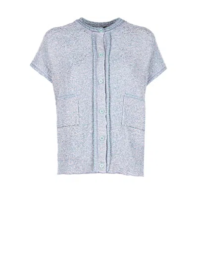 Fabiana Filippi Short-sleeved Shirt In Gray