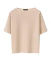 Fabiana Filippi Cotton And Lurex Sweater In Nude