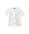 Fabiana Filippi Cotton Jersey Printed T-shirt In White