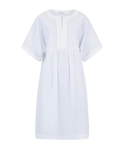 Fabiana Filippi Short-sleeved Dress In White