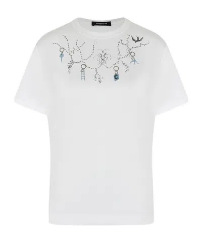 Fabiana Filippi Short-sleeved T-shirt In White