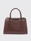 Fabiana Filippi Structured Top Handle Shoulder Bag In Black