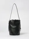 Fabiana Filippi Drawstring Bucket Bag In Black
