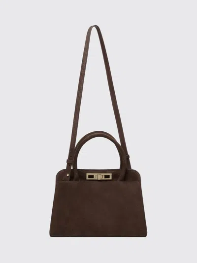 Fabiana Filippi Shoulder Bag Woman Color Ebony In Brown