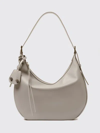 Fabiana Filippi Hobo Bag In Nappa Leather In Gray