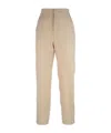 Fabiana Filippi Trousers High-waisted Back Pockets In Nude