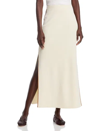 Fabiana Filippi Contrast-trim Pencil Skirt In Neutral