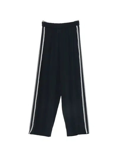 Fabiana Filippi Side-stripe Track Pants In Blue