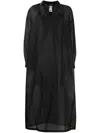 Fabiana Filippi Silk-blend Midi Dress In Black