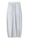 Fabiana Filippi Silk Blend Trousers In Grey