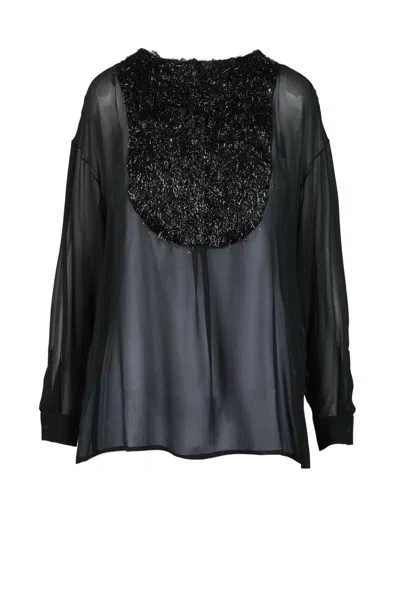 Fabiana Filippi Silk Blouse - Black