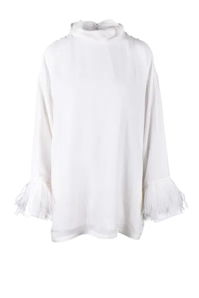 Fabiana Filippi Silk Blouse - White