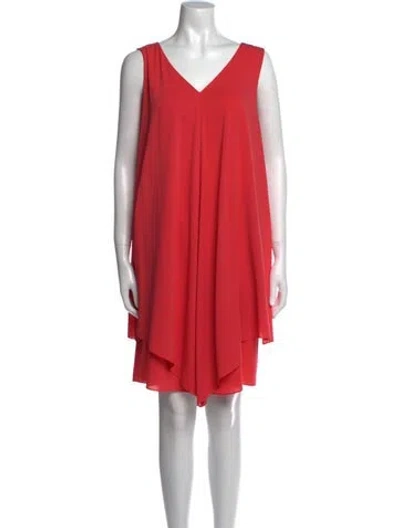 Pre-owned Fabiana Filippi Silk Knee-length Dress In Pink