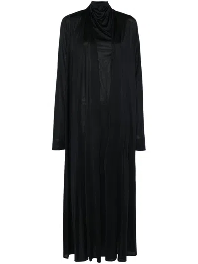 Fabiana Filippi Silk Maxi Dress In Blue