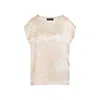 Fabiana Filippi Tilia Print Silk Top In Purple