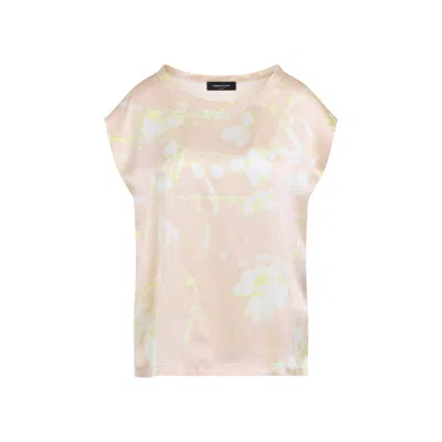 Fabiana Filippi Silk Mini Top For Women In Purple