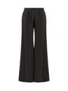 Fabiana Filippi Silk Trousers In Black