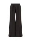 Fabiana Filippi Silk Trousers In Black