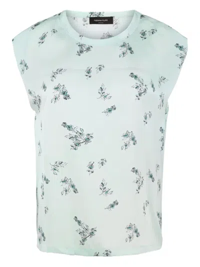 Fabiana Filippi Silk-satin T-shirt