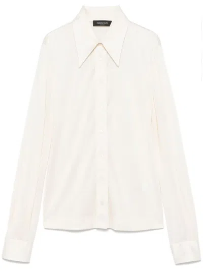 Fabiana Filippi Silk Shirt In Neutrals