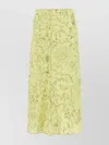 Fabiana Filippi Botanical-print Midi Skirt
