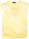 Fabiana Filippi All-over Patterned Silk Blazer In Yellow
