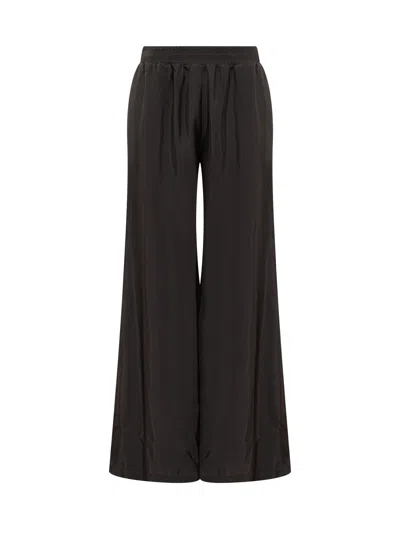 Fabiana Filippi Silk Trousers In Nero