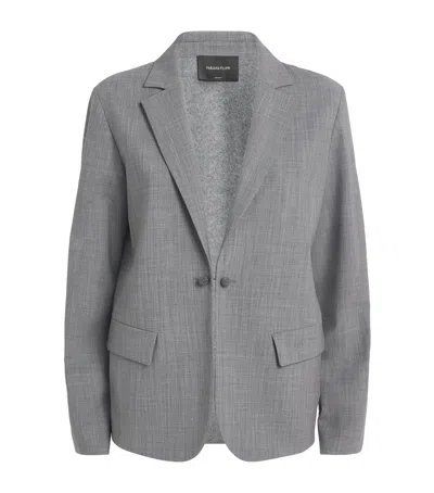Fabiana Filippi Single-breasted Blazer In Gray