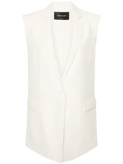 Fabiana Filippi Single-breasted Waistcoat In Neutrals