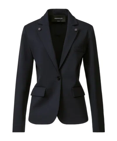 Fabiana Filippi Single-breasted Suit Jacket In Blue