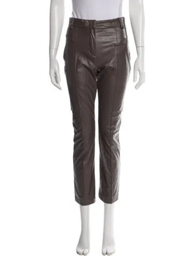 Pre-owned Fabiana Filippi Skinny Leg Pants In Neutral