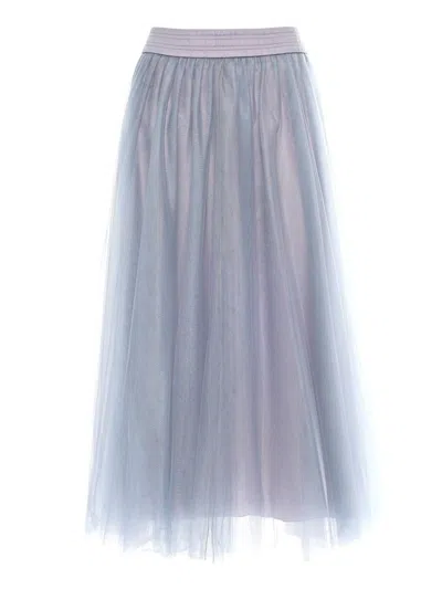 Fabiana Filippi Skirt In Blue