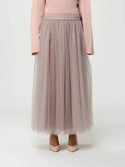 Fabiana Filippi Skirt  Woman Color Blush Pink In Neutral