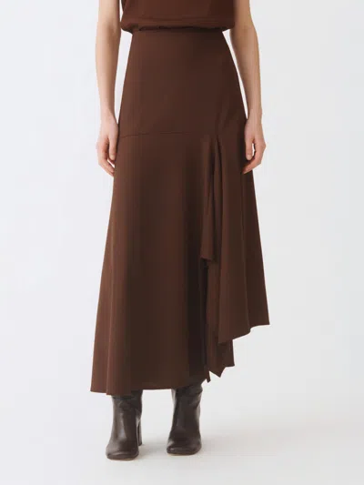 Fabiana Filippi Skirt  Woman Color Ebony In Brown