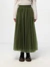 Fabiana Filippi Long Tulle Skirt In Grün