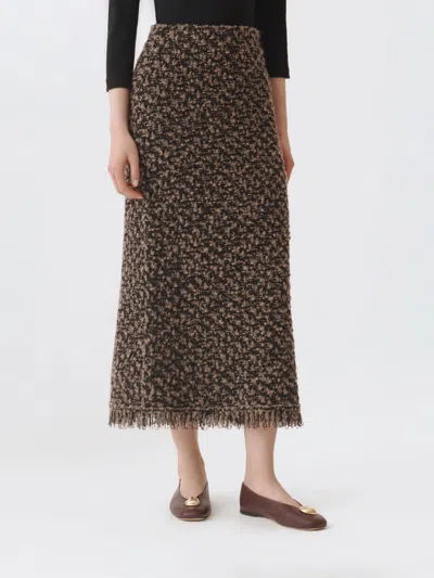 Fabiana Filippi Skirt  Woman Color Mud In Brown
