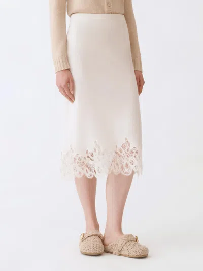 FABIANA FILIPPI SKIRT FABIANA FILIPPI WOMAN COLOR NATURAL,H20282067