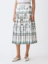 Shop Fabiana Filippi Skirt  Woman Color White